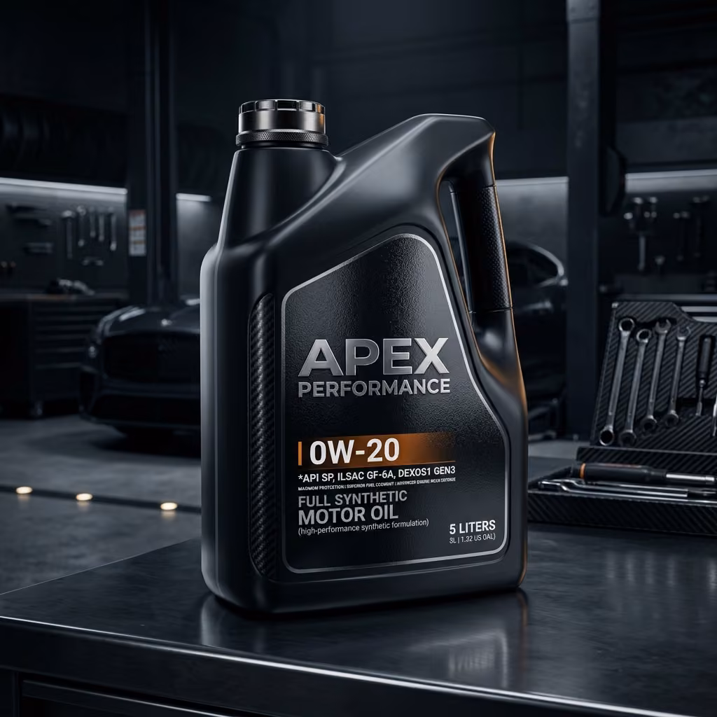0W20 SYNTHETIC MOTOR OIL, 5-L