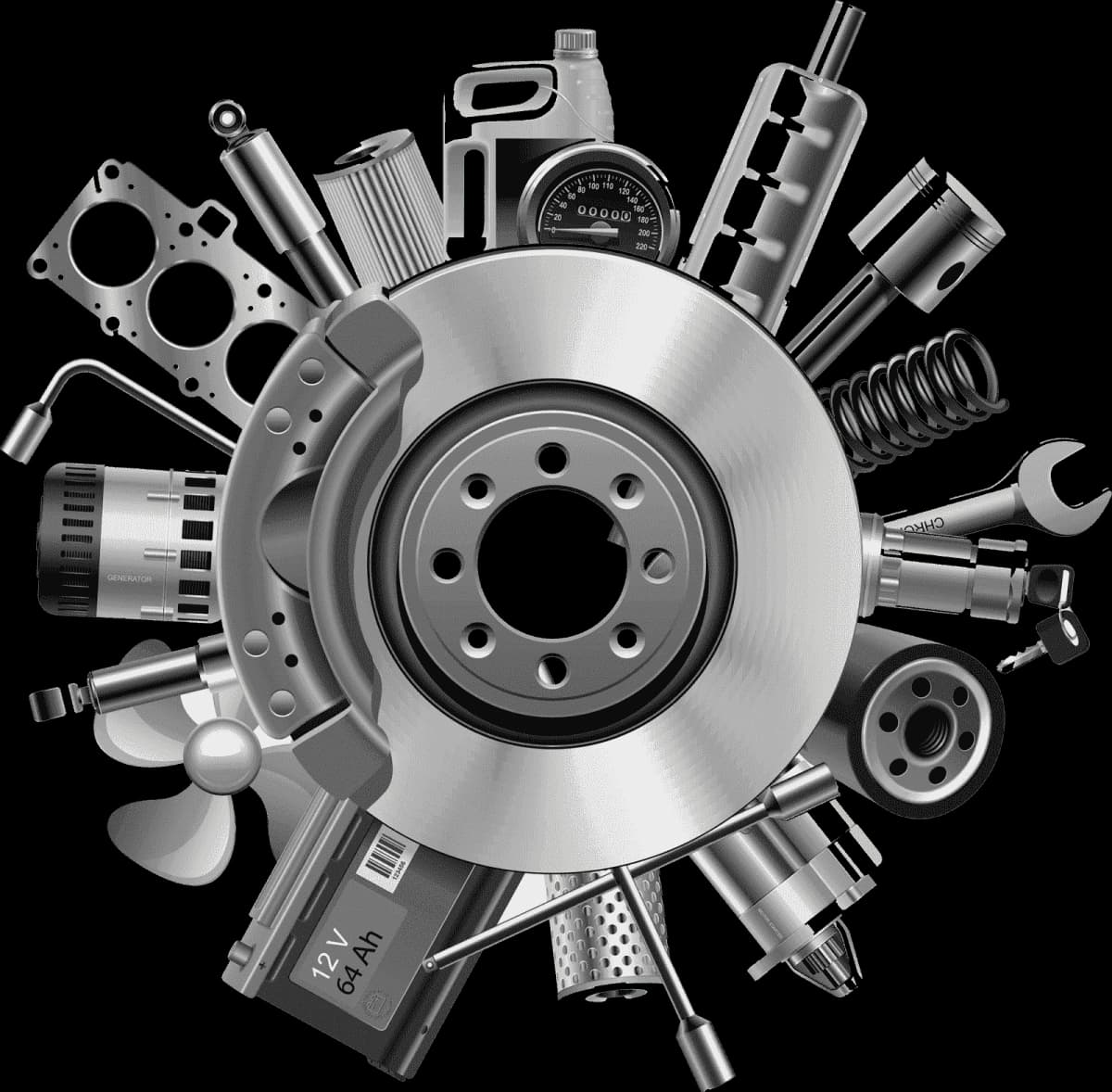 Motor radial de alto rendimiento importado desde Alemania